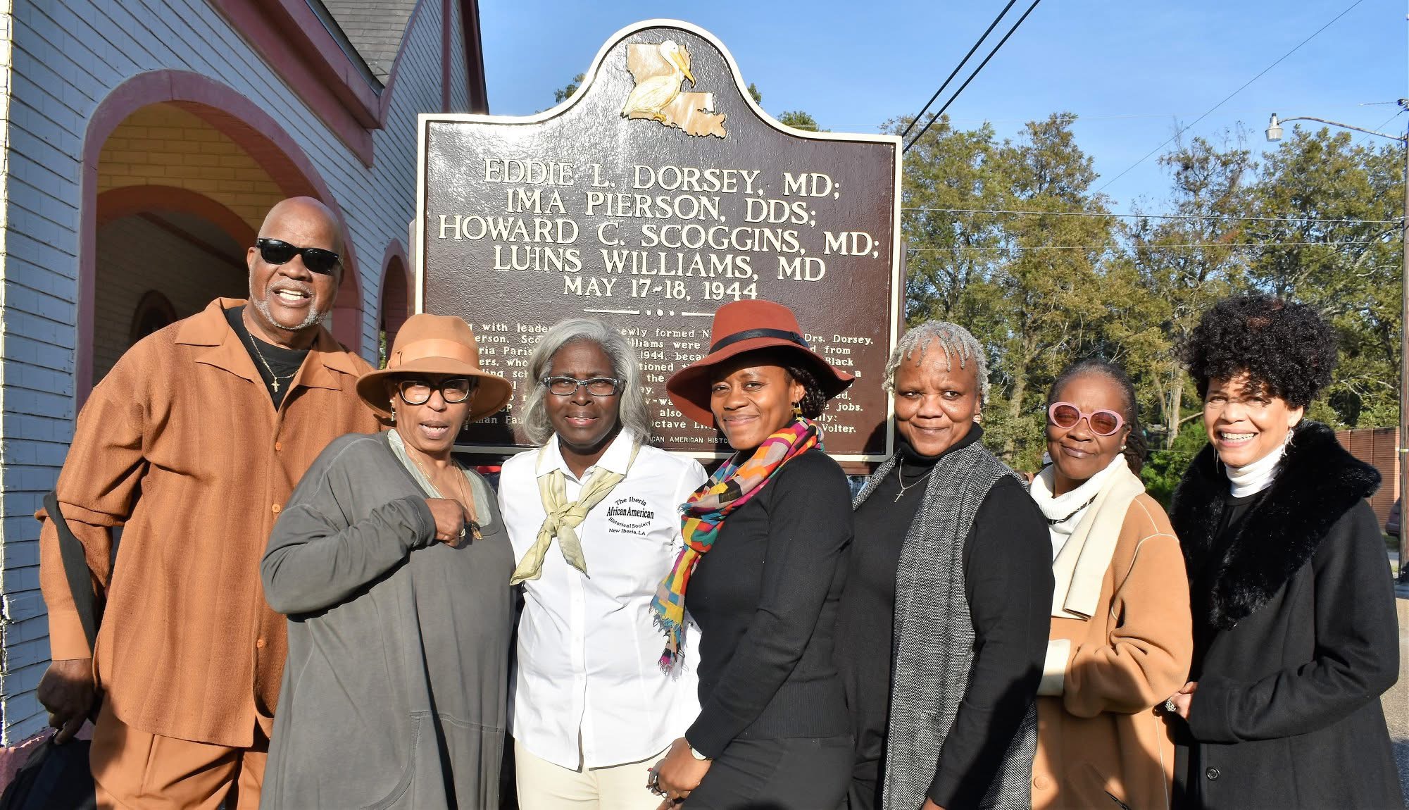 Historical marker reveal